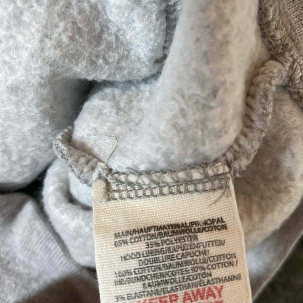Mini Boden Girls 5-6 Gray Rainbow Zip Up Hooded Sweater - Picture 6 of 8